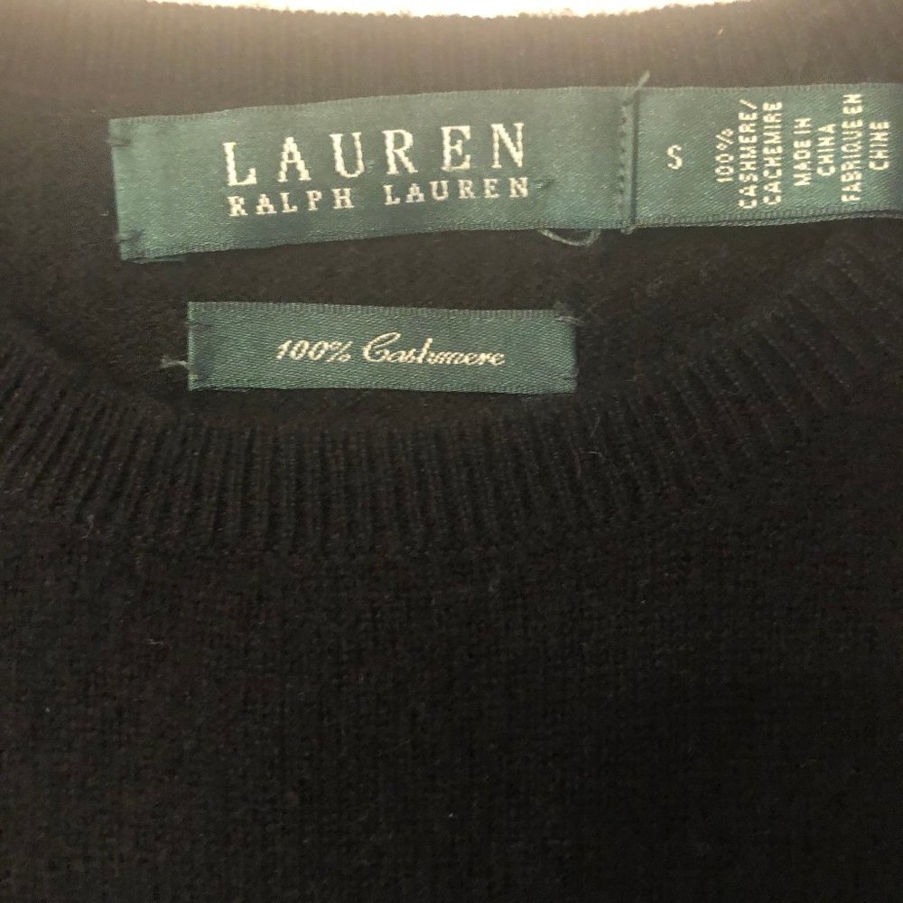 Lauren Ralph Lauren 100% Cashmere Sweater Size S
